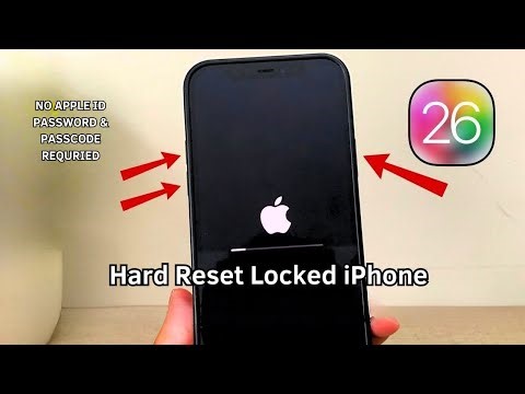 Hard Reset Locked iPhone - No Apple ID Password Or Passcode Required - All Models 