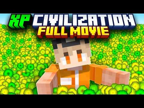 Minecraft, But I Survive XP Civilization [Full Movie]