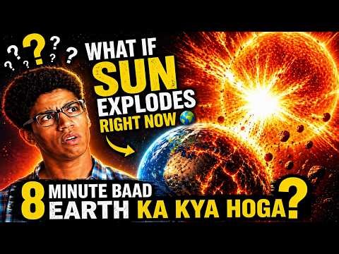 What If Sun Explodes Right Now? 🌍 8 Minute Baad Earth Ka Kya Hoga?