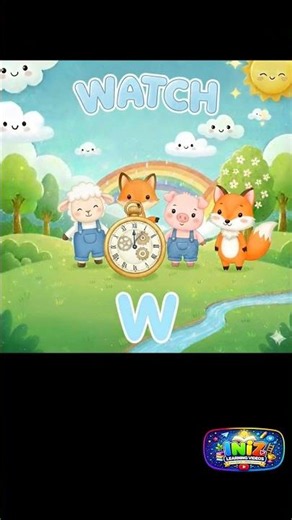 ABC Phonics| Letter W #phonics #abc #watch #shorts
