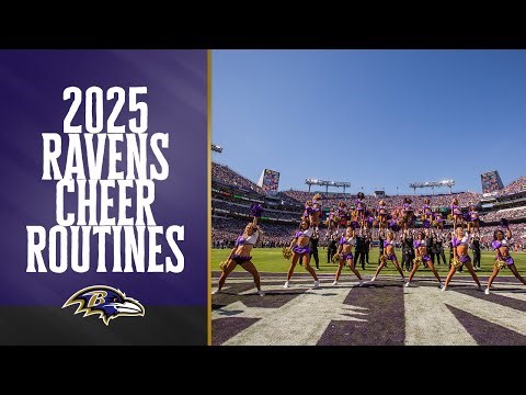 2025 Baltimore Ravens Cheer Routines | Baltimore Ravens