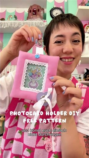 DIY Photocard Holder mit gratis Schnittmuster #nähen