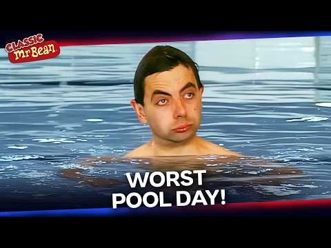 Bean's Most Embarrassing Day at the Swimming Pool | Classic Mr Bean