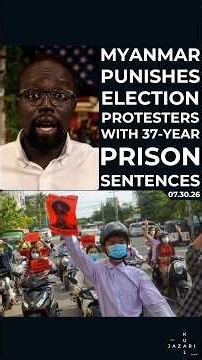 Myanmar Sentences 9 Activists to Up to 37 Years Over Election Boycott Protest