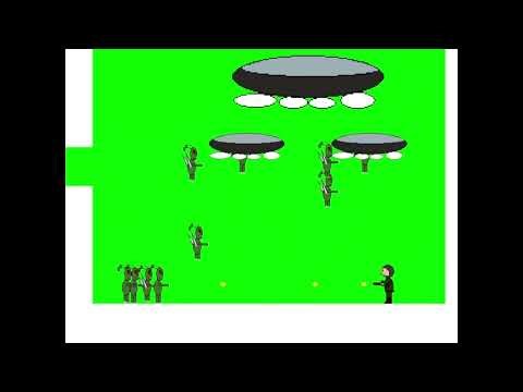 The Aliens That Attacked The Earth: The Video Game - Alpha Gameplay Footage