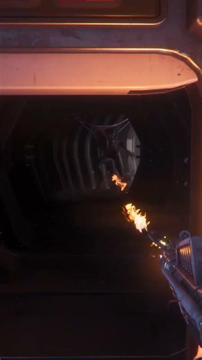 Using All My Flamethrower Ammo #alienisolation #gaming #horrorgame #pcgaming