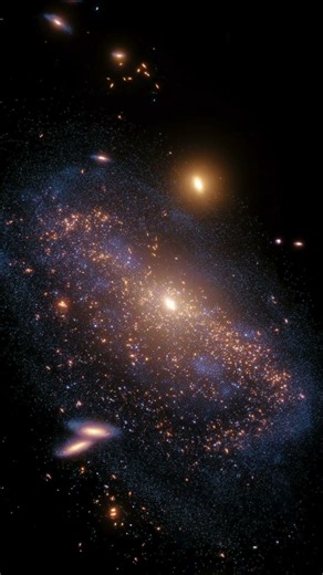 Three Galaxies With No Dark Matter Found Perfectly Aligned—Astronomers Are Baffled #shorts