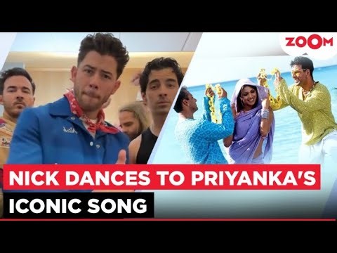 Nick Jonas DANCES to wife Priyanka Chopra's popular song 'Mujhse Shaadi Karogi'