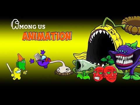 [어몽어스 Among Us ] Mystery SEA MONSTER into PLANTS Garden Warfare - AMONG US FUNNY ANIMATION