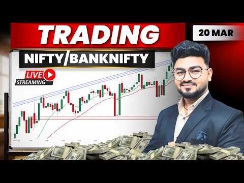 🔴 20 March LIVE Options Trading Analysis Nifty 50, Bank Nifty & SENSEX | Intraday Scalping #trading