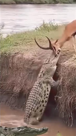 crocodile attacks impala