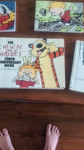 All of the Calvin and Hobbs books I have ❤️‍🔥❤️‍🔥❤️‍🔥
