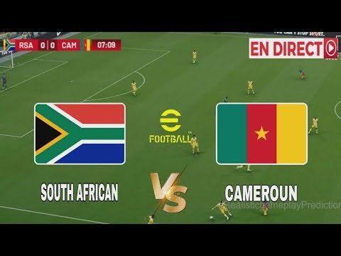 🎮 Cameroun vs Afrique du Sud | Simulation eFootball PES | Can 2025 | pes highlights 