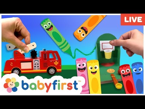 Toddler learning video | COLOR CREW | Learn Colors | Baby Songs | Nursery Rhymes & More | BabyFirst