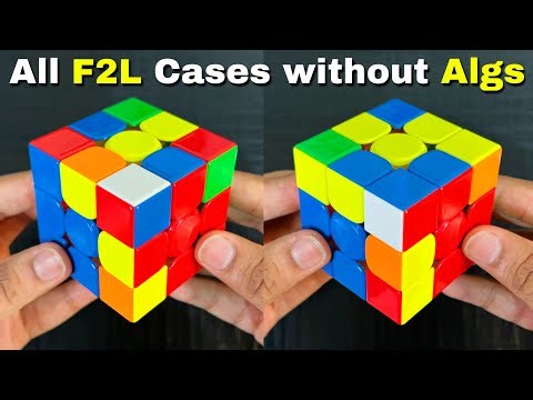 Learn ALL 41 F2L Cases WITHOUT Algorithms! 🧠 (Part 1)