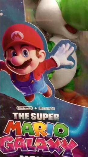 Super Mario Bros Galaxy Movie Mario and Yoshi figure at Walmart !