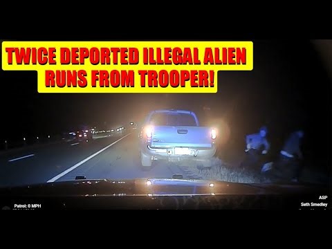 Illegal Aliens Meets No Nonsense State Trooper Smedley