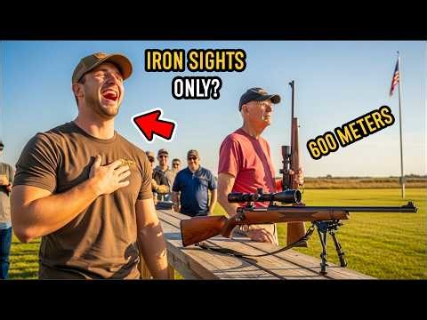 Nobody Shoots 600 Meters with Iron Sights Anymore" — Old Veteran Proves Them All Wrong with One Shot