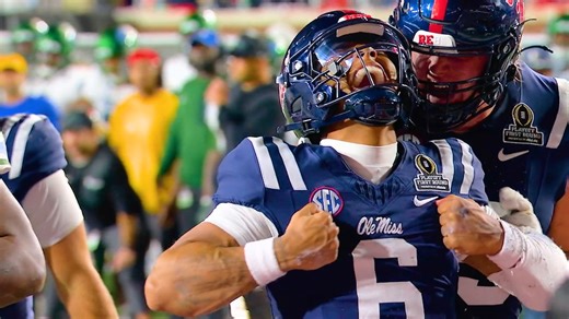 "Why not us?" 6-seed Ole Miss Football vs. 3-seed Georgia Football at 8 PM ET on ESPN and the ESPN App 🔥 🗣️ Sterling K. Brown | ESPN