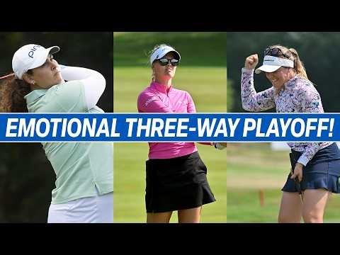 PLAYOFF HIGHLIGHTS! Bosio vs Pettersson vs Komulainen | Tipsport Czech Ladies Open