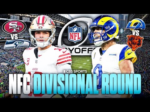 NFC Divisional Round Preview: 49ers at Seahawks, Rams at Bears | 2025 NFL Playoffs ✅