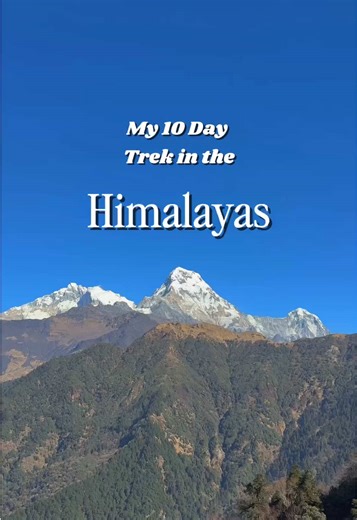 I’ve been dreaming of the Himalayas for so long. To actually be doing this right now is so surreal for me #nepal #nepaltravel #pokhara #annapurna #solotravel