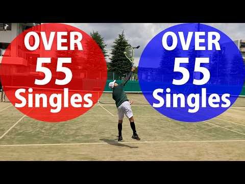 【テニス/シングルス】1試合目＆2試合目！市民大会45歳以上シングルス優勝経験者と対戦【TENNIS】