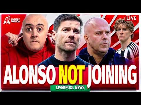 XABI ALONSO WON'T REPLACE SLOT?! + GORDON TO LIVERPOOL? Liverpool FC Latest Transfer News