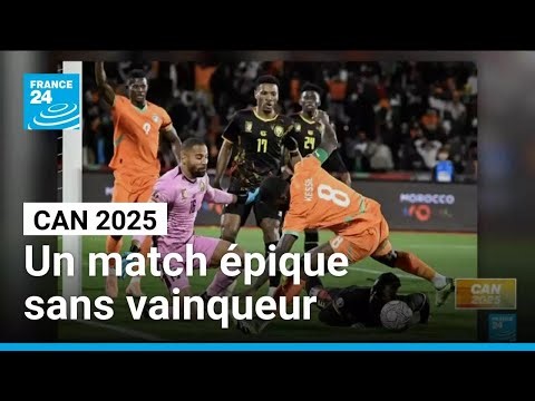 CAN 2025 : match épique sans vainqueur entre la Côte d'Ivoire et le Cameroun • FRANCE 24