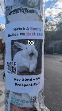 A bunny picked my tattoo.