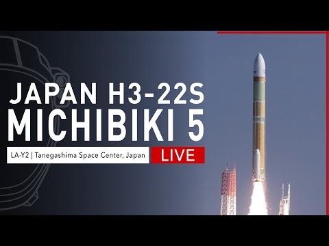 LIVE! JAXA Michibiki 5 H3 Launch from Japan