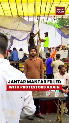 CJP Protest Continues at Jantar Mantar: Morning Visuals From Delhi #cjpprotest #jantarmantar