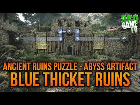 Crimson Desert Blue Thicket Ruins Puzzle Solution - Ancient Ruins - Abyss Artifact Location