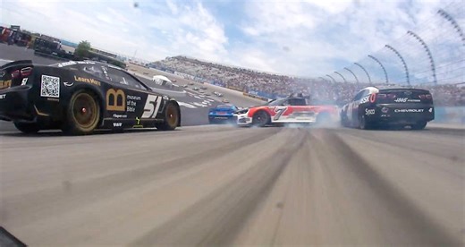 Elliott, Allmendinger: See in-car views of All-Star wreck