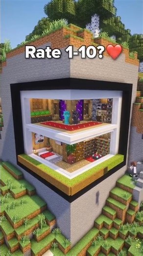 Minecraft Mountain House: SECRET REDSTONE ROOM! (Part 2) 🤫💥#minecraft #shorts
