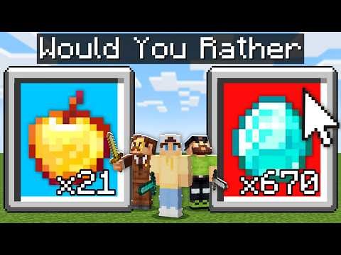 The Funniest Minecraft Would You Rather Battle EVER!
