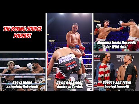 BENAVIDEZ DESTROYS ZURDO! INOUE DEFEATS NAKATANI! MUNGUIA WINS TITLE AT 168! SPENCE AND TSZYU CLASH!