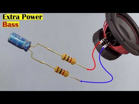 Diy Powerful Heavy Bass Simple Circuit // Low Pass Filter for Any Amplifier & Deep Bass