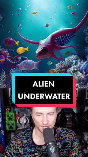 Exploring Alien Life Underwater with AI Art
