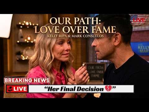 Huge Sad😭 Update..Kelly Ripa’s Emotional Goodbye—Why She Chose Love Over Fame...!