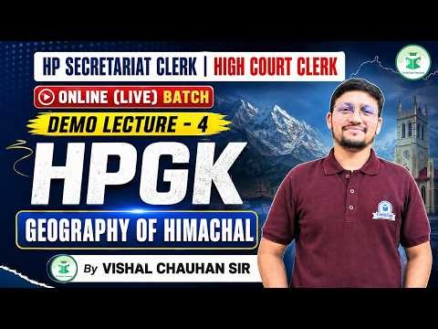 HP Secretariat Clerk & High Court Clerk 🔥 | Demo Lecture-4 | HPGK: Geography of Himachal | Civilstap
