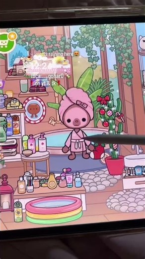 toca boca aesthetic morning routine 🍰🌦️ #aesthetic #tocagohar #tocaroutine #morningroutine #preppy