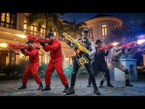 LTT NERF WAR : SEAL X Infiltrates Crimson Scourge Base A High Stakes Nerf Guns Crime Mission