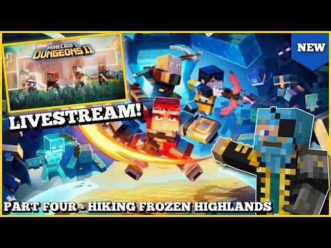 Daz Man Goes To The Frozen Highlands In Minecraft Dungeons 2 - Minecraft Dungeons 2 Livestream