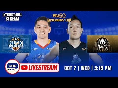 LIVE: NLEX vs MACAU | PBA SEASON 50 GOVERNORS’ CUP | OCT 7, 2026 | INTERNATIONAL STREAM