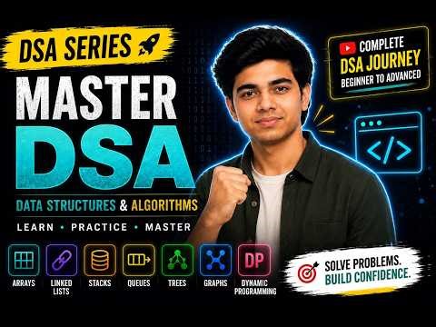 Starting DSA Series 🚀 | Learn Data Structures & Algorithms (Easy → Hard)