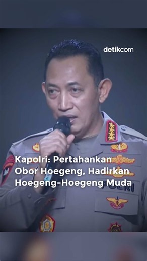 Kapolri Jenderal Listyo Sigit Prabowo bercerita tentang upaya menyalakan semangat Jenderal Hoegeng Iman Santoso di tubuh Polri saat ini. Dia mengatakan dirinya memang bukan Hoegeng, tapi berupaya agar personel Polri meneladani sosok Hoegeng yang dikenal lewat integritas luar biasa. Hal tersebut disampaikan Sigit dalam acara puncak Hoegeng Awards 2026 di The Tribrata Darmawangsa di Jakarta Selatan (Jaksel), Jumat (31/7/2026). Sigit awalnya menyapa keluarga Hoegeng yang hadir dalam acara itu. Ia m