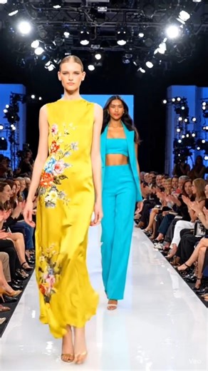 Top Runway Fashion Trends 2026 | Bold Colors & Floral Elegance#trending