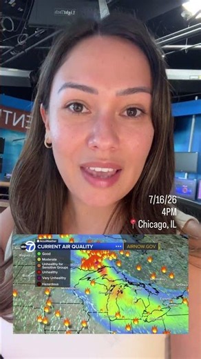 Chicago weather: Air Quality Alert in effect Thursday for wildfire smoke