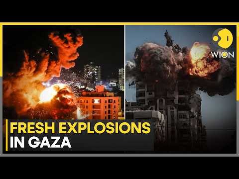 Israel-Gaza War: Fresh Explosions Rock Gaza As Israeli Strikes Reported Across Strip | WION